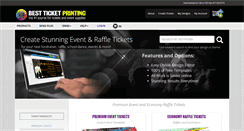 Desktop Screenshot of bestticketprinting.com